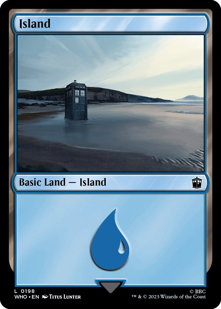 Image for Island (0198) (198) (Universes Beyond: Doctor Who) - Magic: The Gathering
