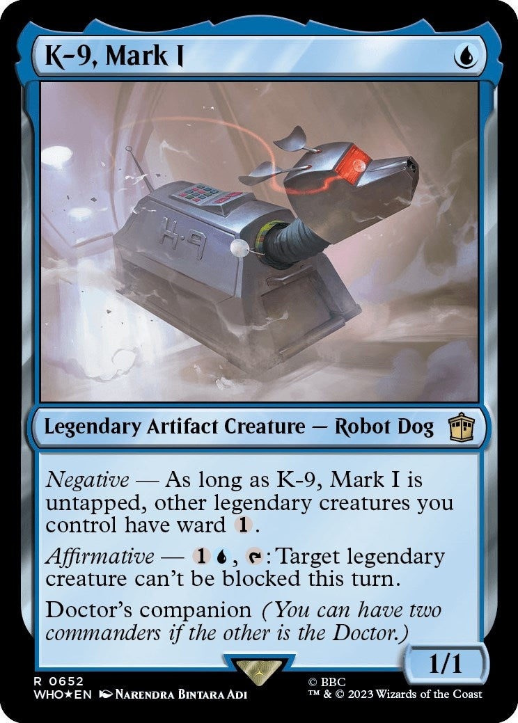 Image for K-9, Mark I (Surge Foil) (652) (Universes Beyond: Doctor Who) - Magic: The Gathering