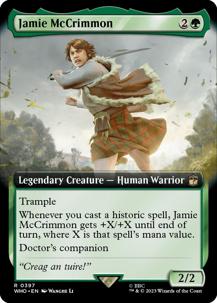 Image for Jamie McCrimmon (Extended Art) (397) (Universes Beyond: Doctor Who) - Magic: The Gathering