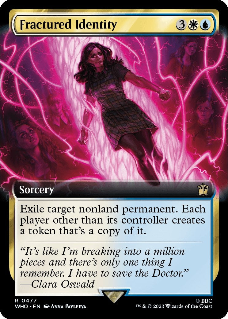 Image for Fractured Identity (Extended Art) (477) (Universes Beyond: Doctor Who) - Magic: The Gathering