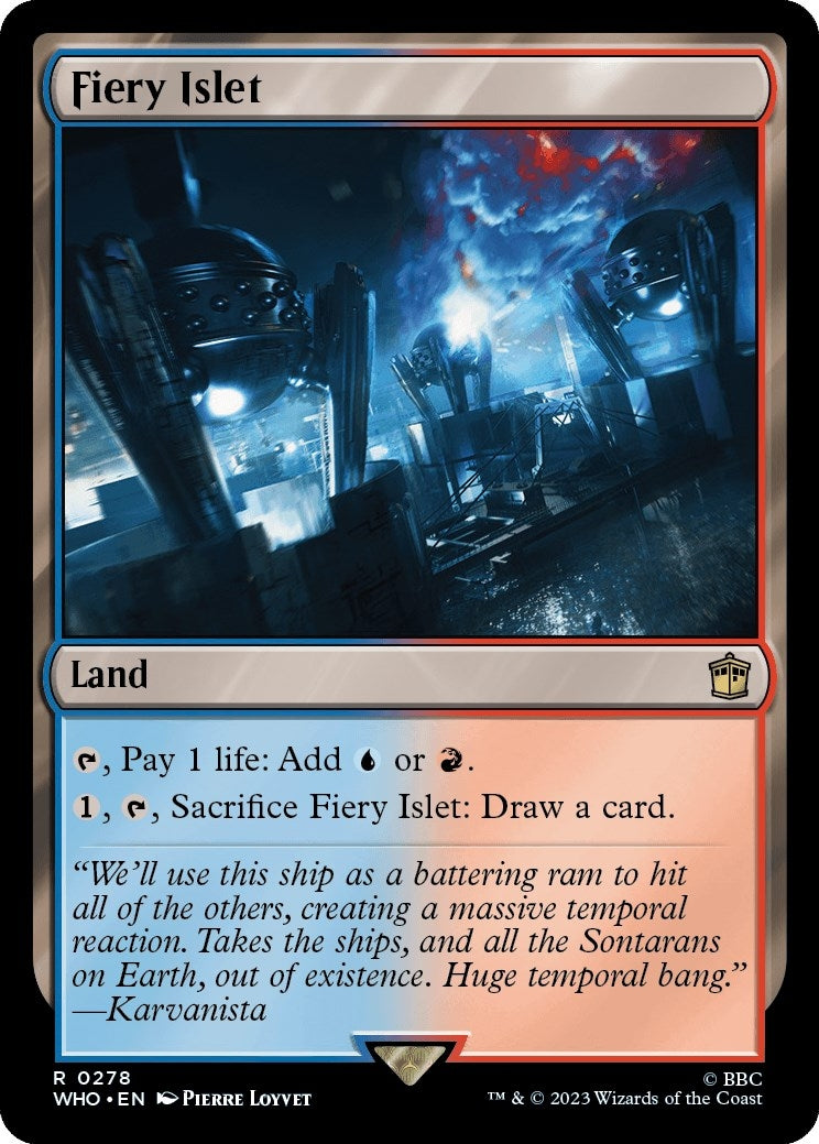 Image for Fiery Islet (278) (Universes Beyond: Doctor Who) - Magic: The Gathering