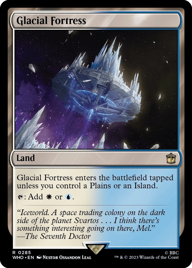 Image for Glacial Fortress (285) (Universes Beyond: Doctor Who) - Magic: The Gathering