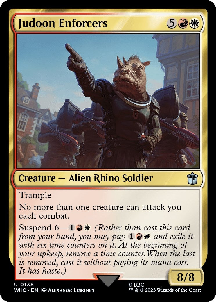 Image for Judoon Enforcers (138) (Universes Beyond: Doctor Who) - Magic: The Gathering