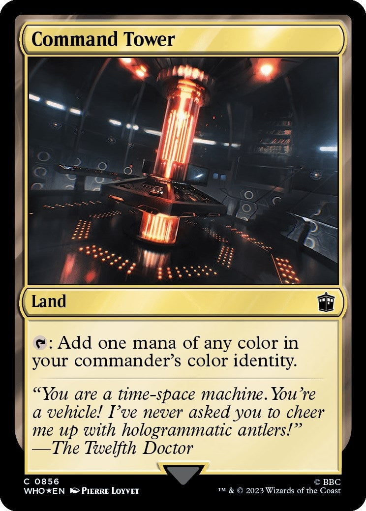 Image for Command Tower (0856) (Surge Foil) (856) (Universes Beyond: Doctor Who) - Magic: The Gathering