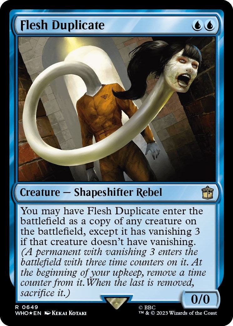 Image for Flesh Duplicate (Surge Foil) (649) (Universes Beyond: Doctor Who) - Magic: The Gathering