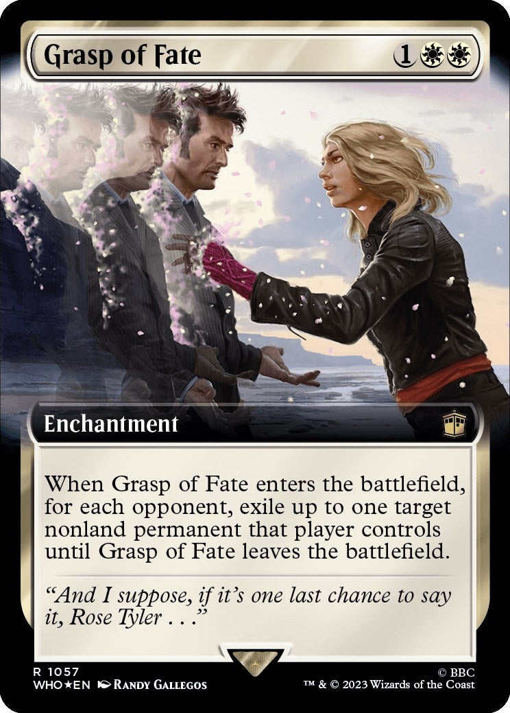 Image for Grasp of Fate (Extended Art) (Surge Foil) (1057) (Universes Beyond: Doctor Who) - Magic: The Gathering