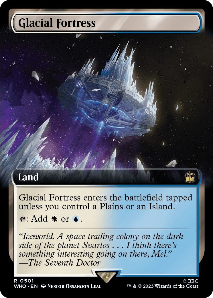 Image for Glacial Fortress (Extended Art) (501) (Universes Beyond: Doctor Who) - Magic: The Gathering