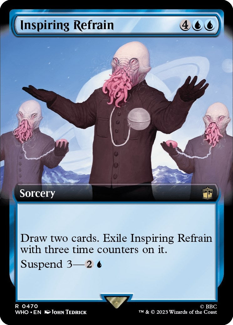 Image for Inspiring Refrain (Extended Art) (470) (Universes Beyond: Doctor Who) - Magic: The Gathering