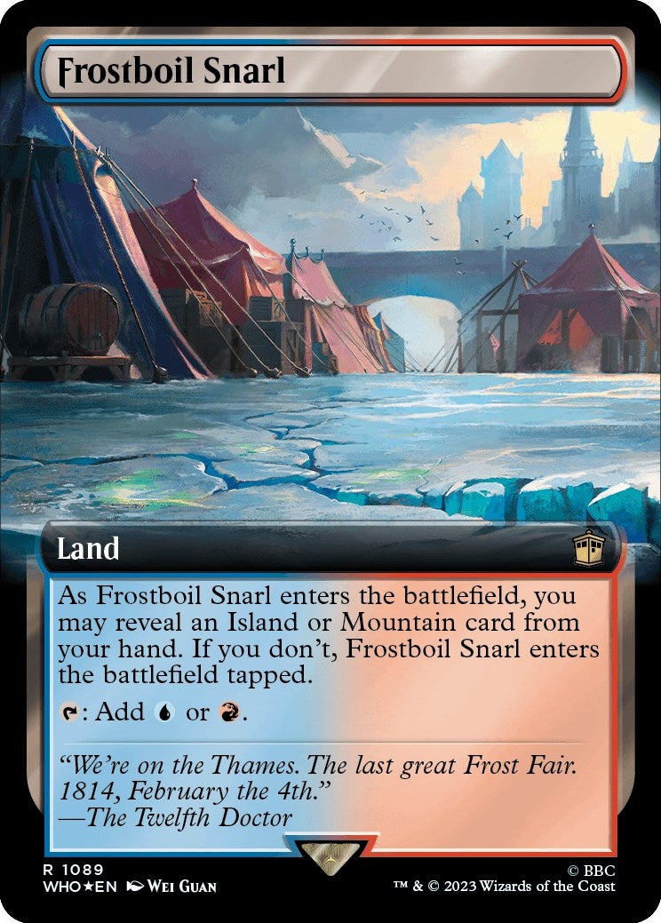 Image for Frostboil Snarl (Extended Art) (Surge Foil) (1089) (Universes Beyond: Doctor Who) - Magic: The Gathering
