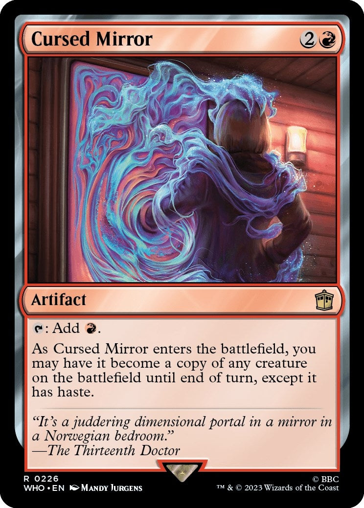 Image for Cursed Mirror (226) (Universes Beyond: Doctor Who) - Magic: The Gathering