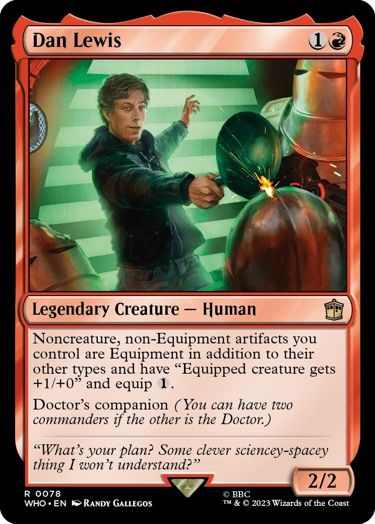 Image for Dan Lewis (78) (Universes Beyond: Doctor Who) - Magic: The Gathering