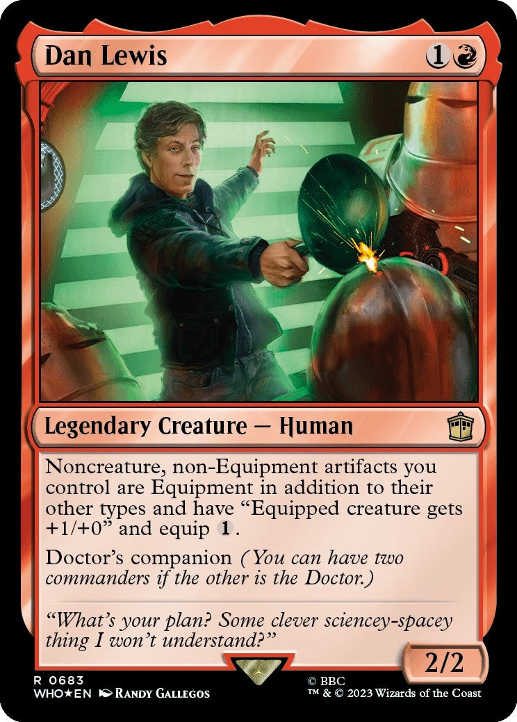 Image for Dan Lewis (Surge Foil) (683) (Universes Beyond: Doctor Who) - Magic: The Gathering