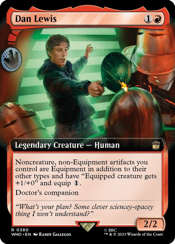 Image for Dan Lewis (Extended Art) (380) (Universes Beyond: Doctor Who) - Magic: The Gathering