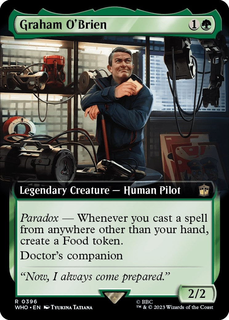 Image for Graham O'Brien (Extended Art) (396) (Universes Beyond: Doctor Who) - Magic: The Gathering