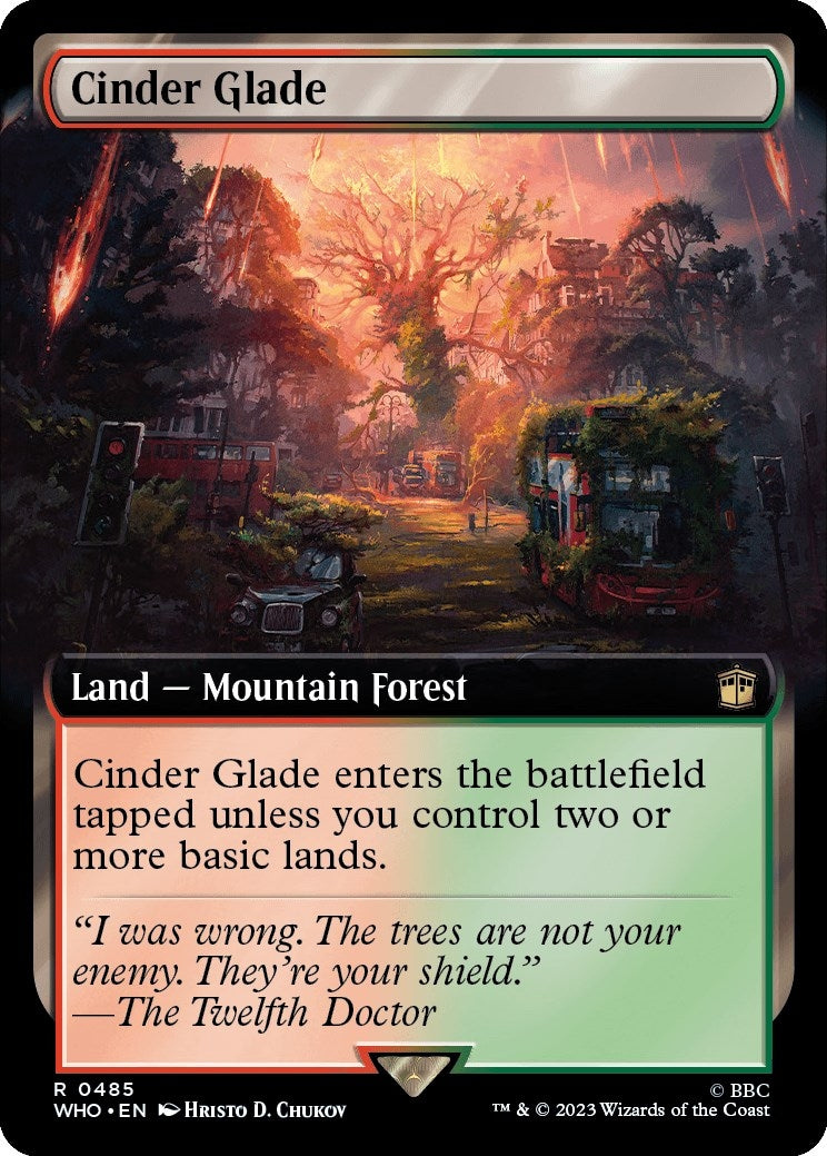 Image for Cinder Glade (Extended Art) (485) (Universes Beyond: Doctor Who) - Magic: The Gathering