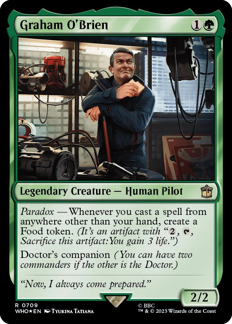 Image for Graham O'Brien (Surge Foil) (709) (Universes Beyond: Doctor Who) - Magic: The Gathering