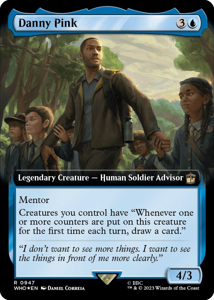 Image for Danny Pink (Extended Art) (Surge Foil) (947) (Universes Beyond: Doctor Who) - Magic: The Gathering