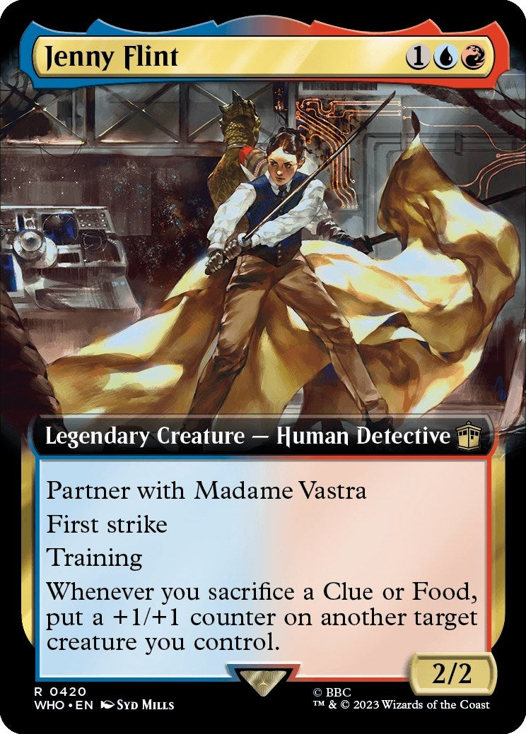 Image for Jenny Flint (Extended Art) (420) (Universes Beyond: Doctor Who) - Magic: The Gathering