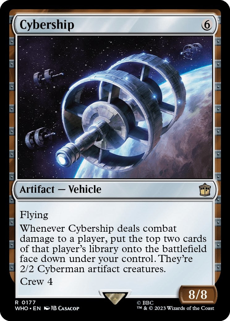 Image for Cybership (177) (Universes Beyond: Doctor Who) - Magic: The Gathering