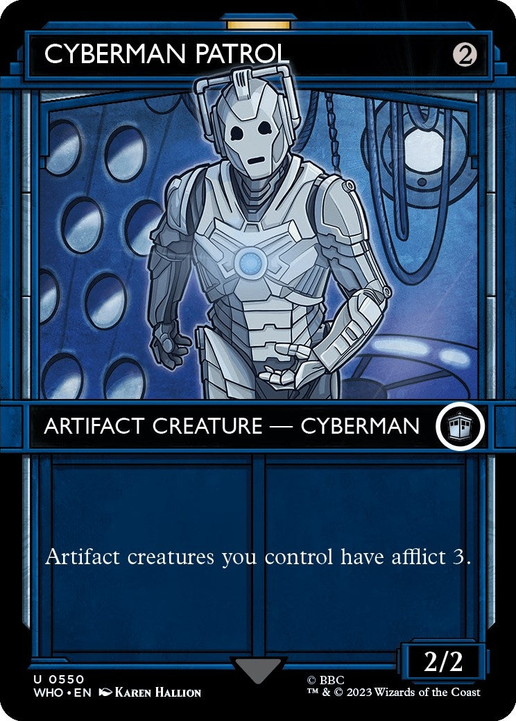 Image for Cyberman Patrol (Showcase) (550) (Universes Beyond: Doctor Who) - Magic: The Gathering