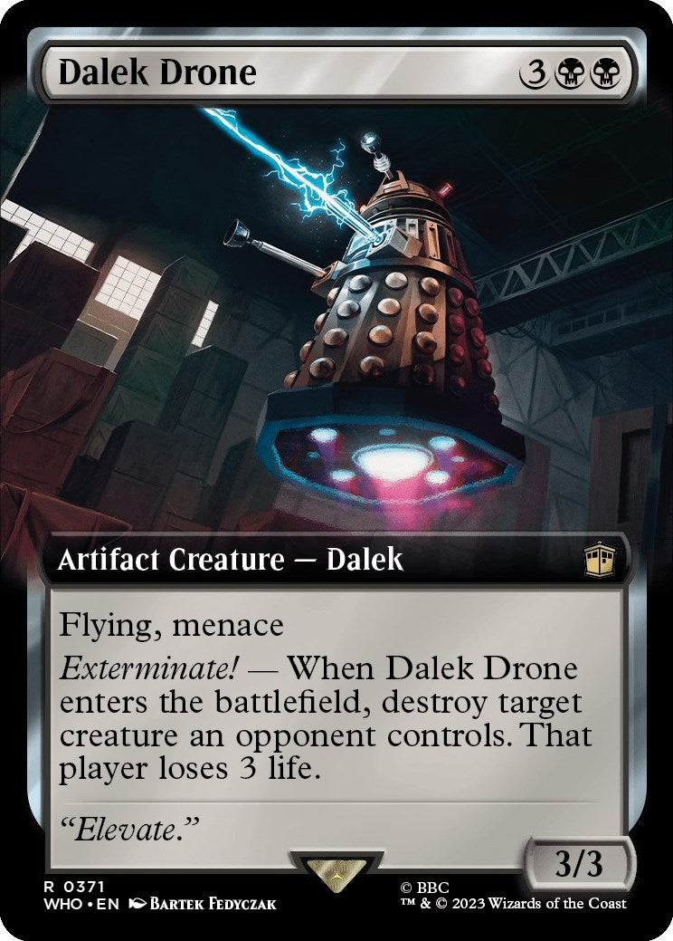 Image for Dalek Drone (Extended Art) (371) (Universes Beyond: Doctor Who) - Magic: The Gathering