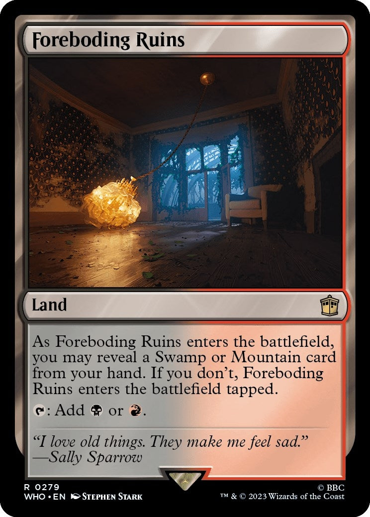 Image for Foreboding Ruins (279) (Universes Beyond: Doctor Who) - Magic: The Gathering