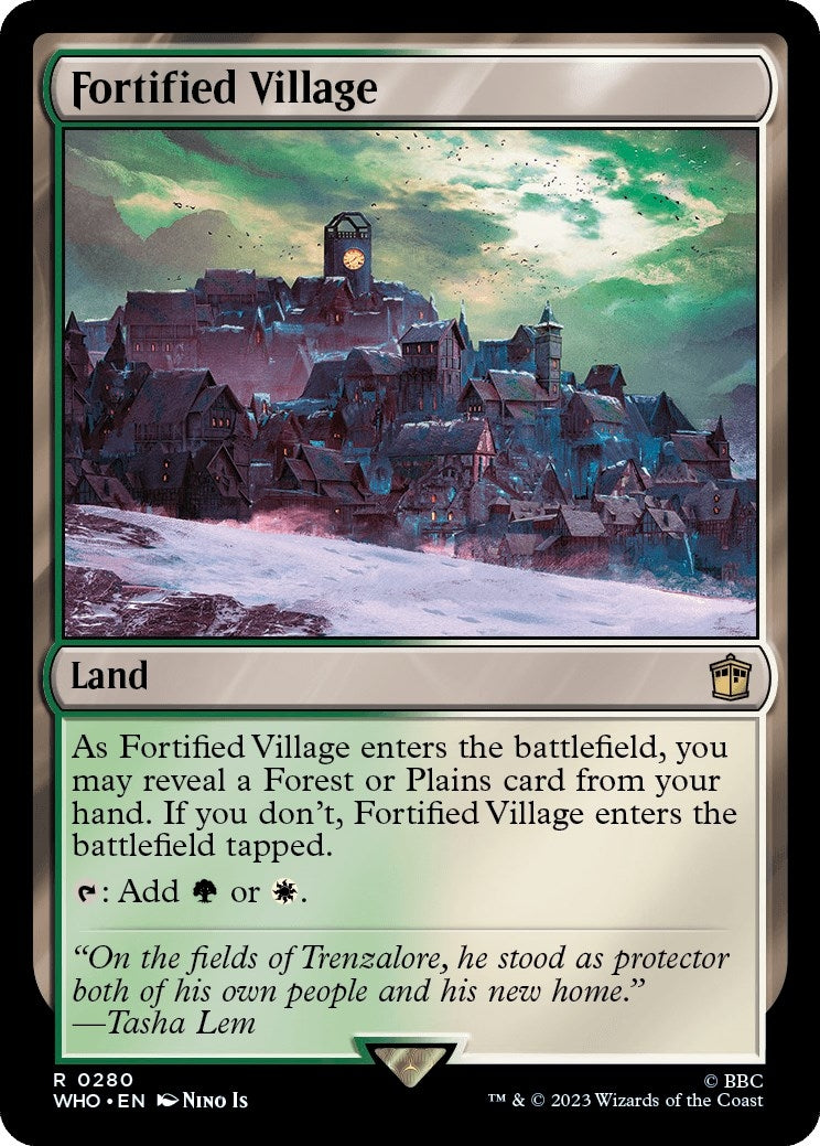 Image for Fortified Village (280) (Universes Beyond: Doctor Who) - Magic: The Gathering
