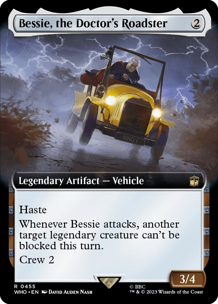 Image for Bessie, the Doctor's Roadster (Extended Art) (455) (Universes Beyond: Doctor Who) - Magic: The Gathering