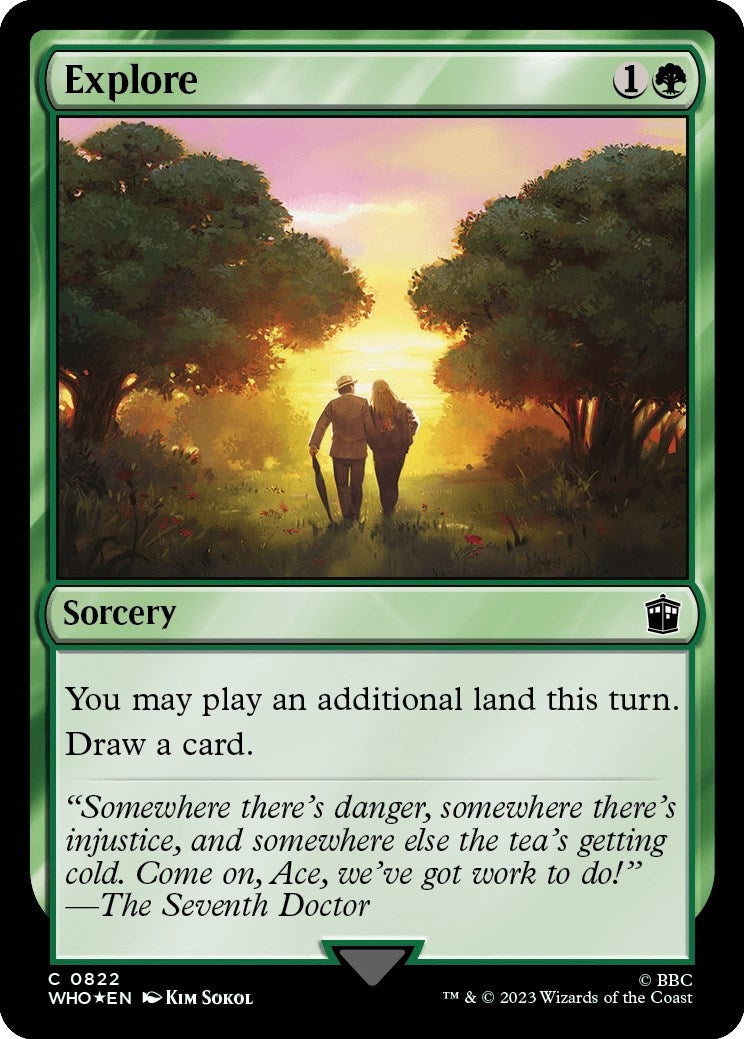 Image for Explore (Surge Foil) (822) (Universes Beyond: Doctor Who) - Magic: The Gathering