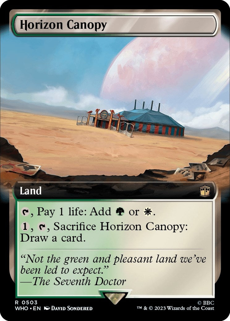 Image for Horizon Canopy (Extended Art) (503) (Universes Beyond: Doctor Who) - Magic: The Gathering