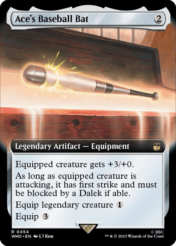 Image for Ace's Baseball Bat (Extended Art) (454) (Universes Beyond: Doctor Who) - Magic: The Gathering