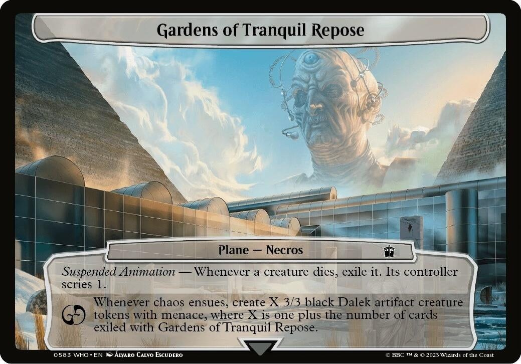 Image for Gardens of Tranquil Repose (583) (Universes Beyond: Doctor Who) - Magic: The Gathering