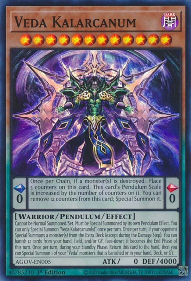 Image for Veda Kalarcanum (AGOV-EN005) (AGOV) - YuGiOh