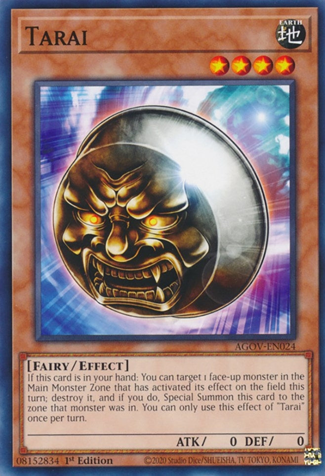 Image for Tarai (AGOV-EN024) (AGOV) - YuGiOh