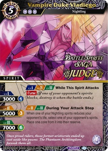 Image for Vampire Duke Vladiego (Judge Pack Vol. 3) (BSS03-018) (Launch & Event Promos) - Battle Spirits Saga