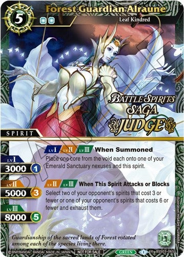 Image for Forest Guardian Alraune (Judge Pack Vol. 3) (BSS03-065) (Launch & Event Promos) - Battle Spirits Saga