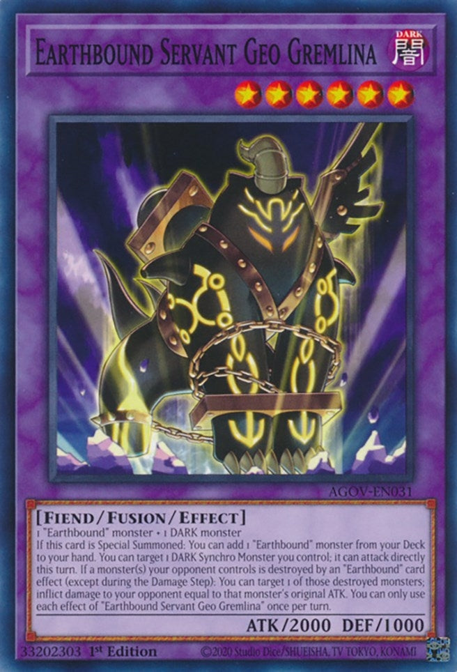 Image for Earthbound Servant Geo Gremlina (AGOV-EN031) (AGOV) - YuGiOh