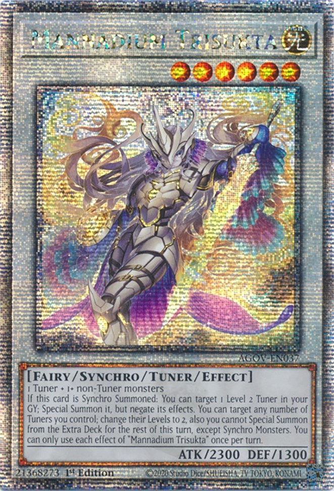 Image for Mannadium Trisukta (Quarter Century Secret Rare) (AGOV-EN037) (AGOV) - YuGiOh