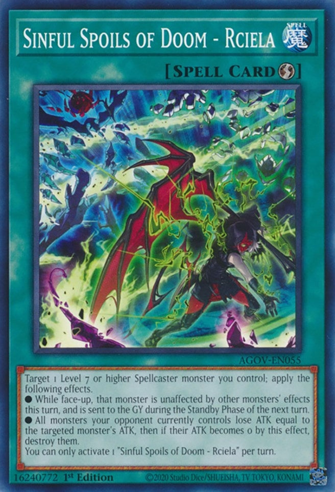 Image for Sinful Spoils of Doom - Rciela (AGOV-EN055) (AGOV) - YuGiOh