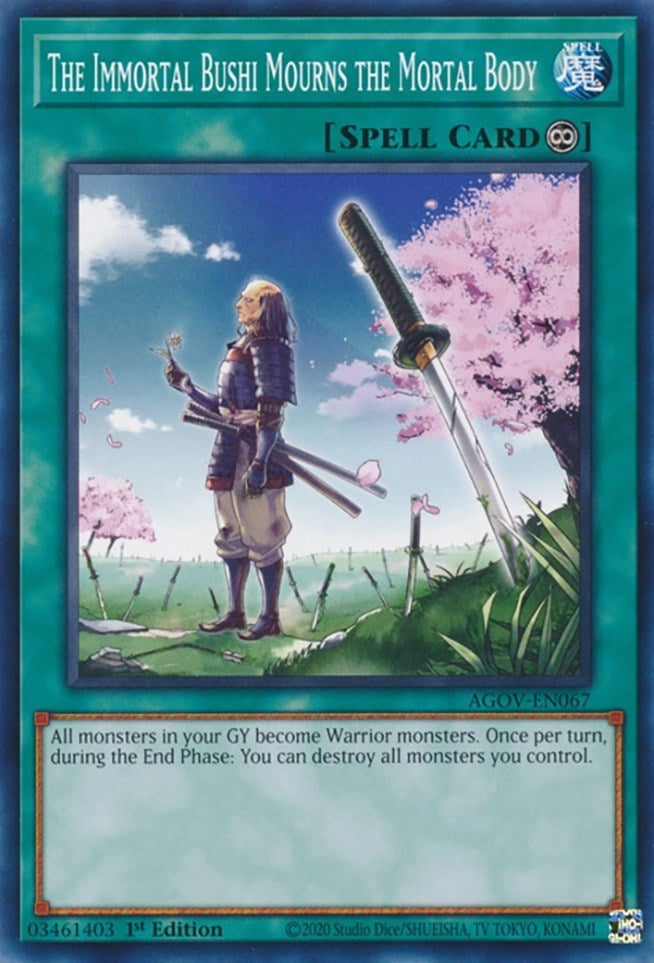 Image for The Immortal Bushi Mourns the Mortal Body (AGOV-EN067) (AGOV) - YuGiOh