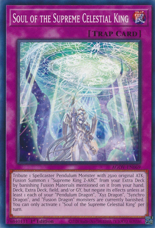 Image for Soul of the Supreme Celestial King (AGOV-EN069) (AGOV) - YuGiOh