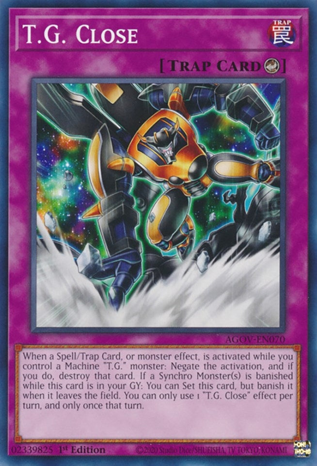 Image for T.G. Close (AGOV-EN070) (AGOV) - YuGiOh