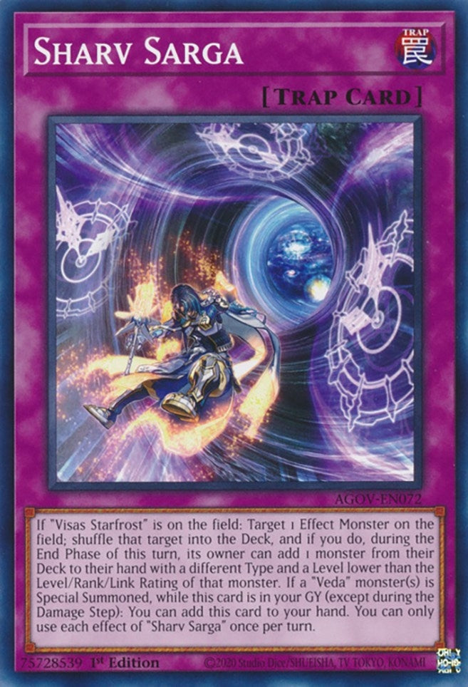 Image for Sharv Sarga (AGOV-EN072) (AGOV) - YuGiOh