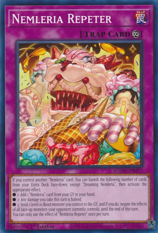 Image for Nemleria Repeter (AGOV-EN077) (AGOV) - YuGiOh