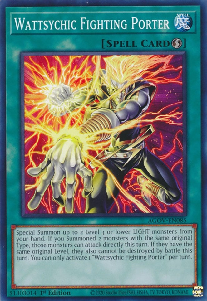 Image for Wattsychic Fighting Porter (AGOV-EN085) (AGOV) - YuGiOh