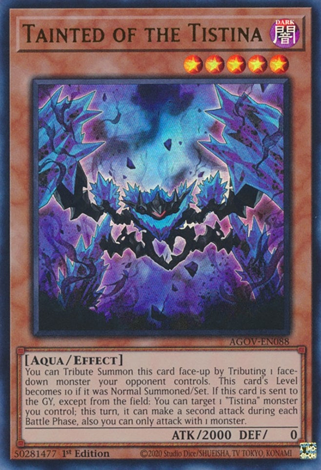Image for Tainted of the Tistina (AGOV-EN088) (AGOV) - YuGiOh
