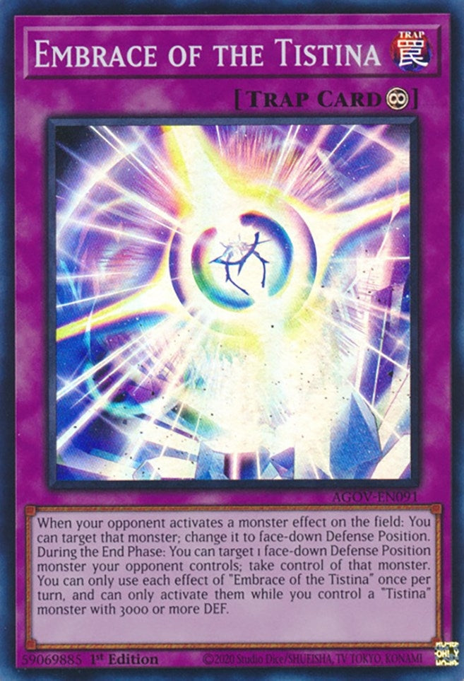 Image for Embrace of the Tistina (AGOV-EN091) (AGOV) - YuGiOh