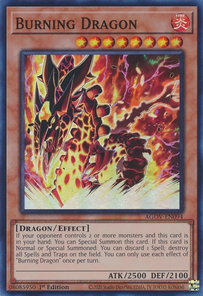 Image for Burning Dragon (AGOV-EN094) (AGOV) - YuGiOh