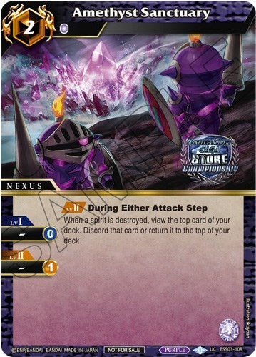 Image for Amethyst Sanctuary (Championship Pack 2023 Vol. 3) (BSS03-108) (Launch & Event Promos) - Battle Spirits Saga