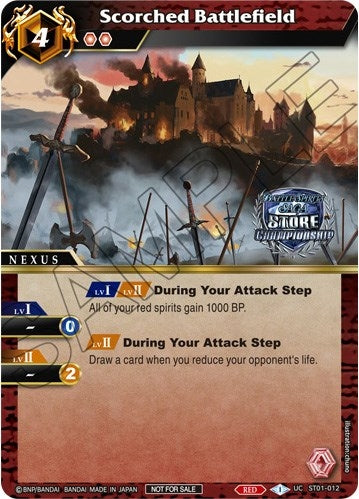 Image for Scorched Battlefield (Champion Card Set Vol. 3) (ST01-012) (Launch & Event Promos) - Battle Spirits Saga